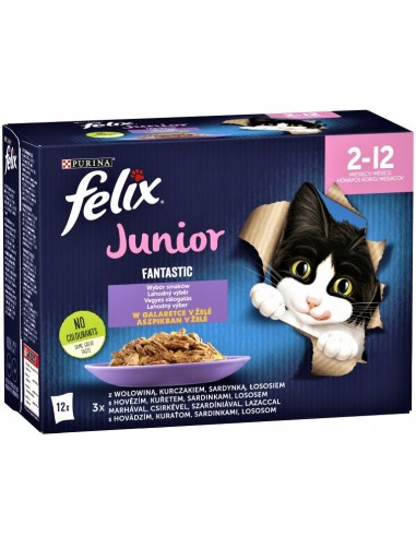 Felix Fantastic Junior Chicken in Jelly 12x85g