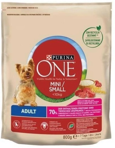 Purina One Adult Beef & Rice 800g