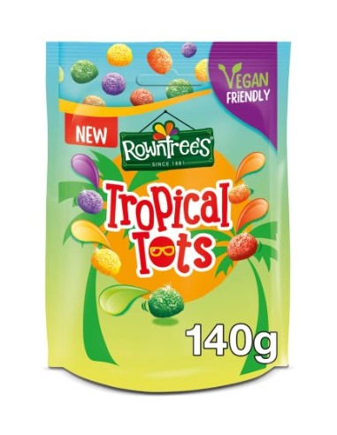 Rowntree's Jelly Tots Tropical Pouch 140g