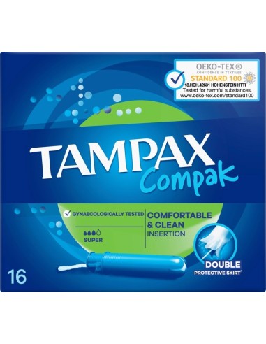 Tampax Compak Super Duo 16pcs