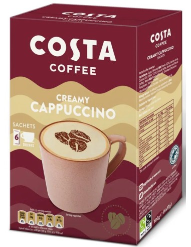 Costa Coffee Creamy Cappuccino 6x17g