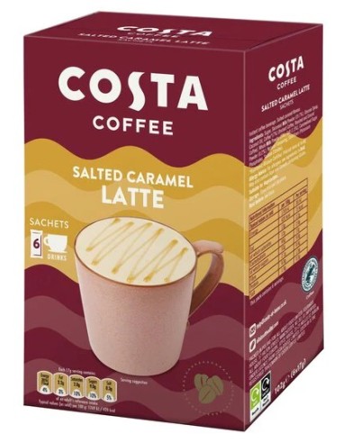 Costa Coffee Salted Caramel Latte 6x17g