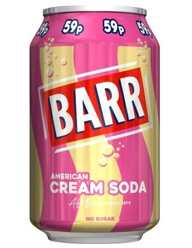 Barr Cream Soda PMP 59p 330ml