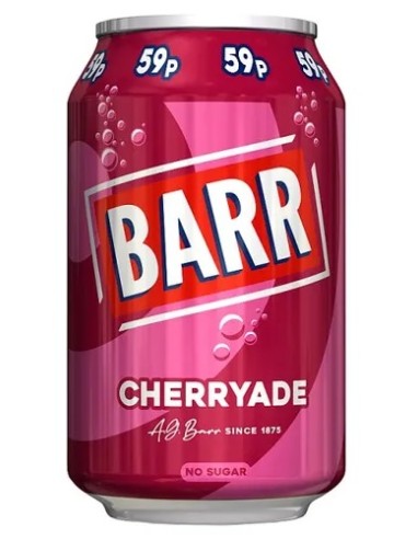 Barr Cherryade PMP 59p 330ml