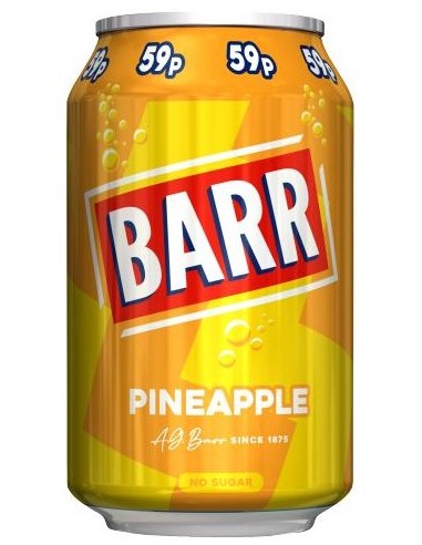 Barr Pineapple PMP 59p 330ml