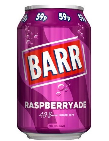 Barr Raspberryade PMP 59p 330ml