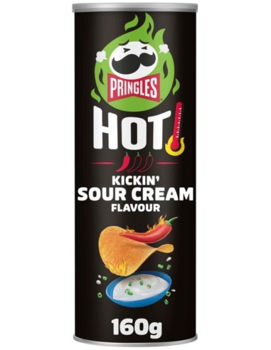 Pringles Hot Kickin' Sour Cream 160g