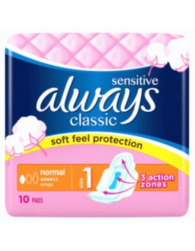 Always Classic Normal Sensitive 10