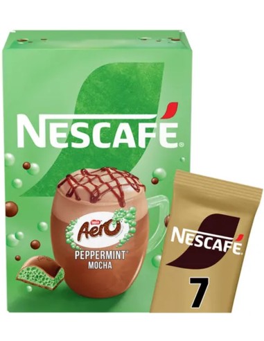 Nescafe Peppermint Aero Mocha Sachets 7x19g