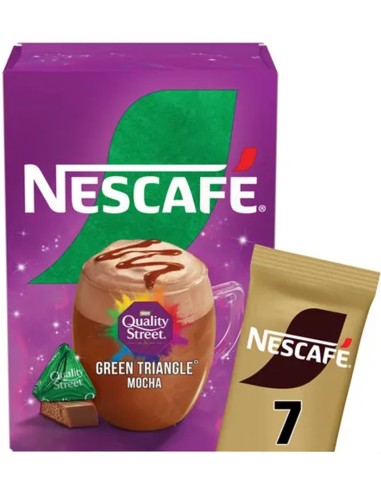 Nescafe Green Triangle Quality Street Mocha Sachets 7x19g