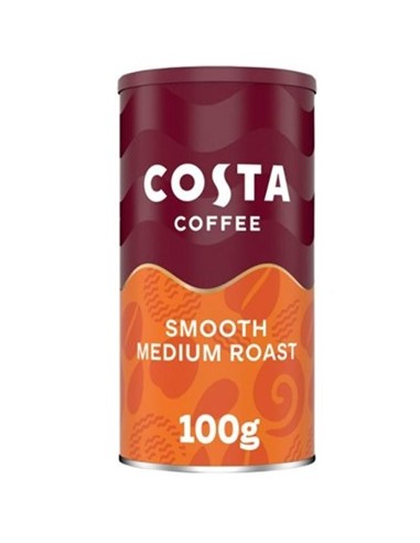 Costa Coffee Instant Coffee Smooth Medium Roast 100g