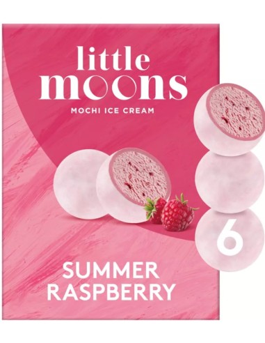 Little Moons Mochi Raspberry 6x32g