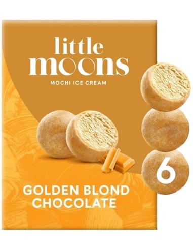 Little Moons Mochi Golden Blond Chocolate 6x32g