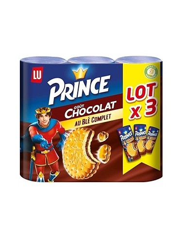 Lu Prince Fourre Chocolate 3x300g