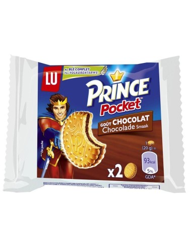 Lu Prince Fourré Pocket Chocolate 40g