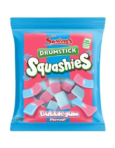 Swizzels Drumstick Squashies Bubblegum Flavour 120g
