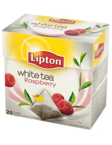 Lipton White Tea Raspberry 20 pyramid teabags