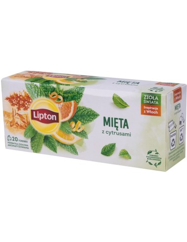 Lipton Citrus Mint 20tb