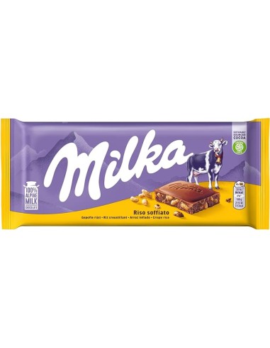 Milka Milk with Rice Crisp 100g