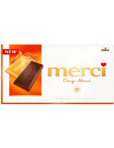 Merci Orange Almond 100g