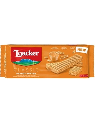 Loacker Classic Waffles Peanut Butter 175g