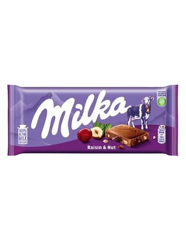 Milka Raisin & Nut 100g