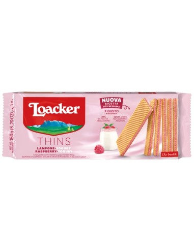 Loacker Wafer Thins Gelato Raspberry & Yoghurt 150g