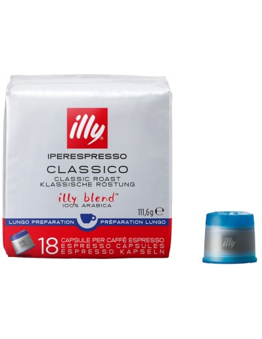 Illy Iperespresso Lungo Capsule 18pcs