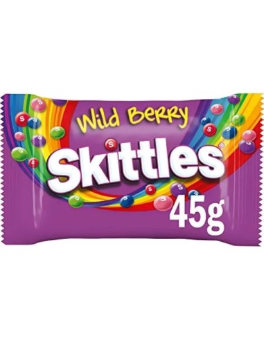 Skittles Sweets Bag Wild Berry 45g