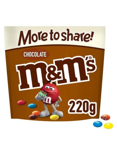 M&M's Chocolate More to Share Pouch 220g