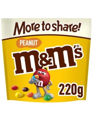 M&M's Peanut More to Share Pouch 220g