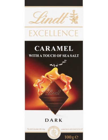 Lindt Excellence Caramel Sea Salt Dark 100g