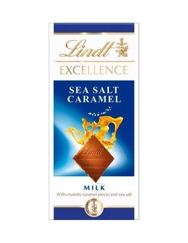 Lindt Excellence Caramel Sea Salt Milk 100g