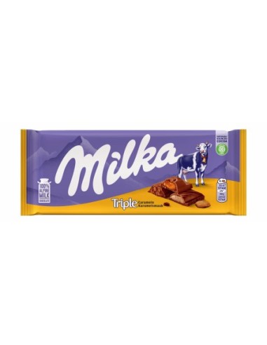 Milka Triple Caramel 90g