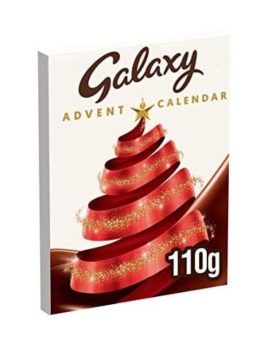 Galaxy Smooth Milk Christmas Advent Calendar 110g