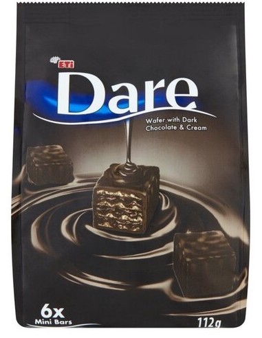 Dare Black Chocolate Wafer 112g