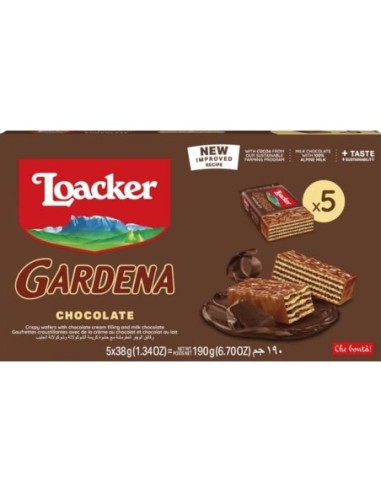 Loacker Gardena Hazelnut Chocolate 5Pk  190g