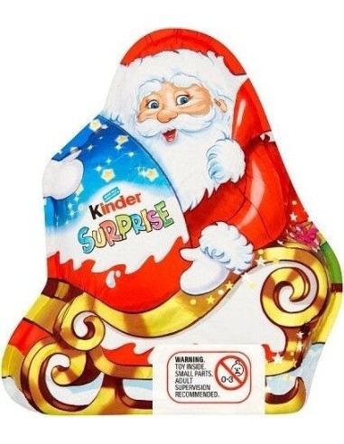 Kinder Surprise Chocolate Santa Figure 75g