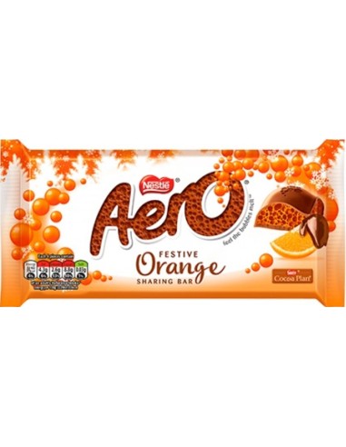 Aero Festive Orange Sharing Bar 90g