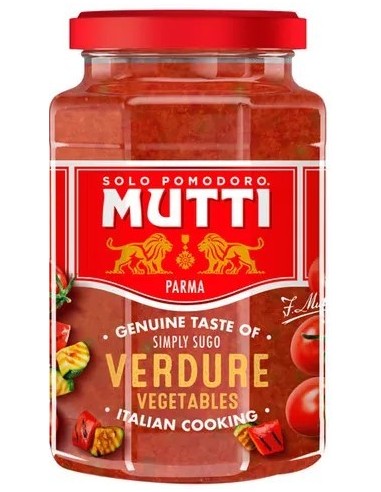 Mutti Pasta Sauce with Grilled Vegetables 400g