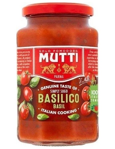 Mutti Pasta Sauce With Basil 400g