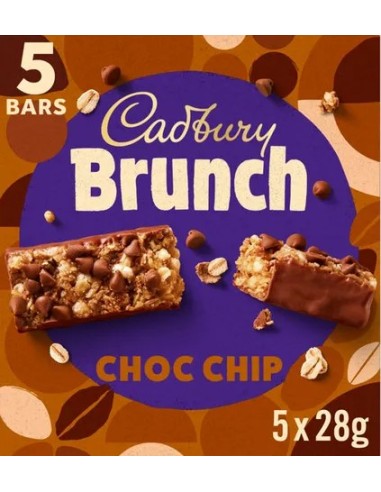 Cadbury Brunch Bar Choc Chip 5Pk 140g