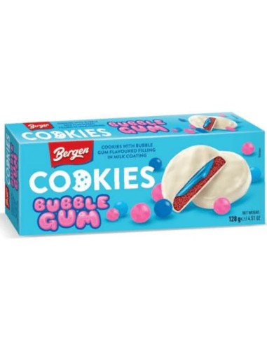 Bergen Cookies Bubble Gum 128g