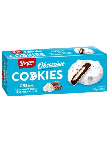 Bergen Cookies & Cream Biscuits 128g