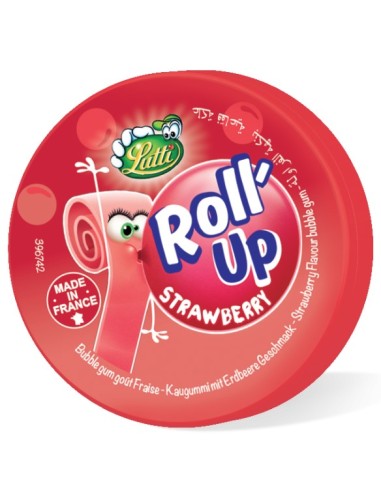 Lutti Roll'Up Strawberry 24g