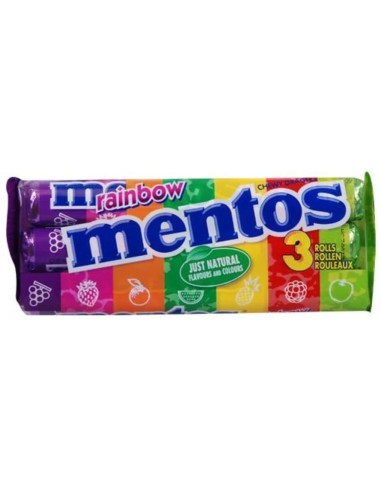 Mentos Rainbow 3Pk 114g