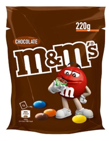 M&M's Pouch Chocolate 220g