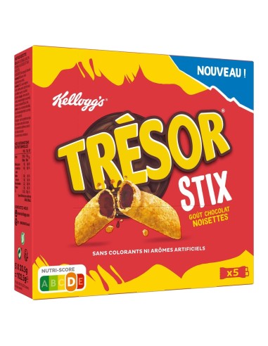 Kellogg’s Trésor Stix Choco Nuts 5Pk 102.5g