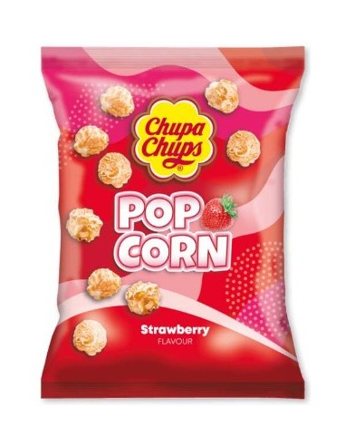 Chupa Chups Popcorn Strawberry 90g