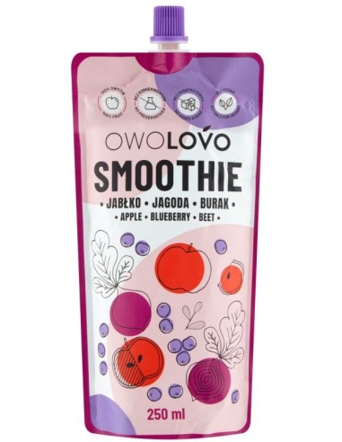 Owolovo Smoothie Apple Blueberry & Beet 250ml